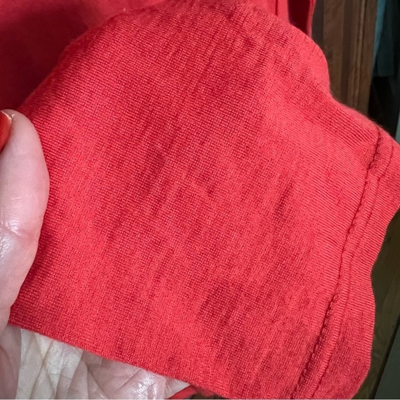 Chrome M Red Longsleeves MERINO WOOL Blend Women's Sweater Hoodie It#C52 - Picture 9 of 11